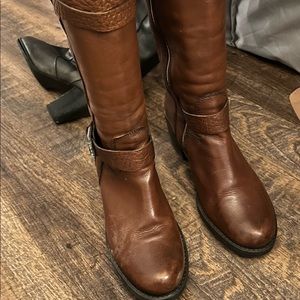 Clarks leather boots